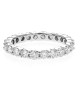 Diamond Eternity Band Ring in White Gold